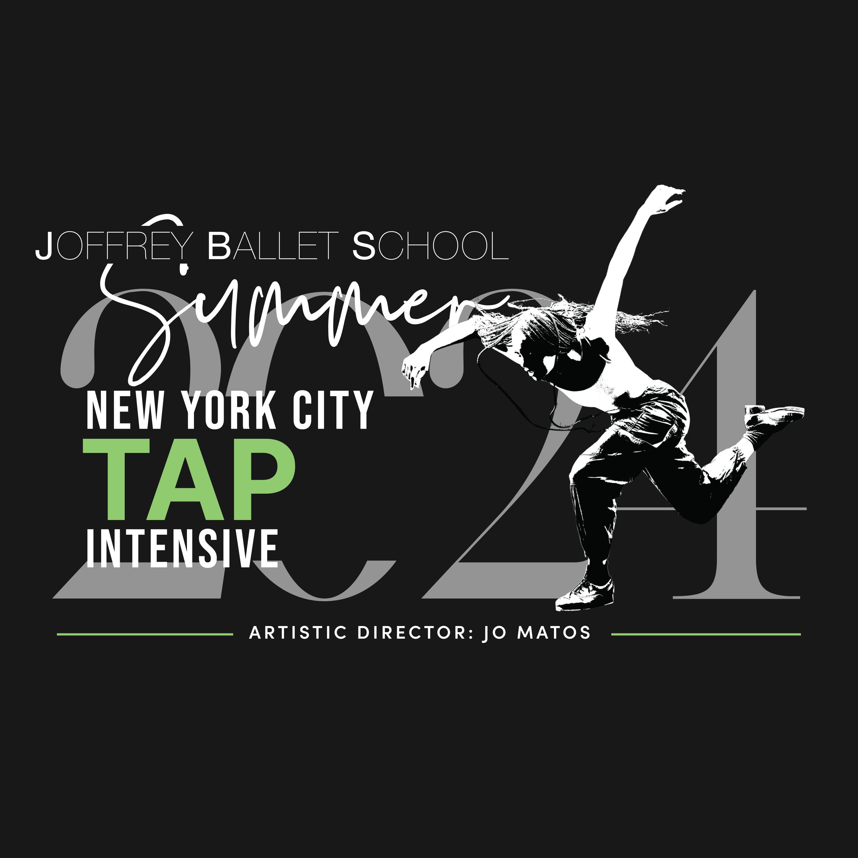 Canotta Joffrey NYC Ballet Intensive Racer sul retro